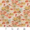 Coral Stain Resistant Performance Pet Friendly Abstract Floral Leaves Botanical Print Upholstery Fabric by The Yard - SKU: Gillian Nassau